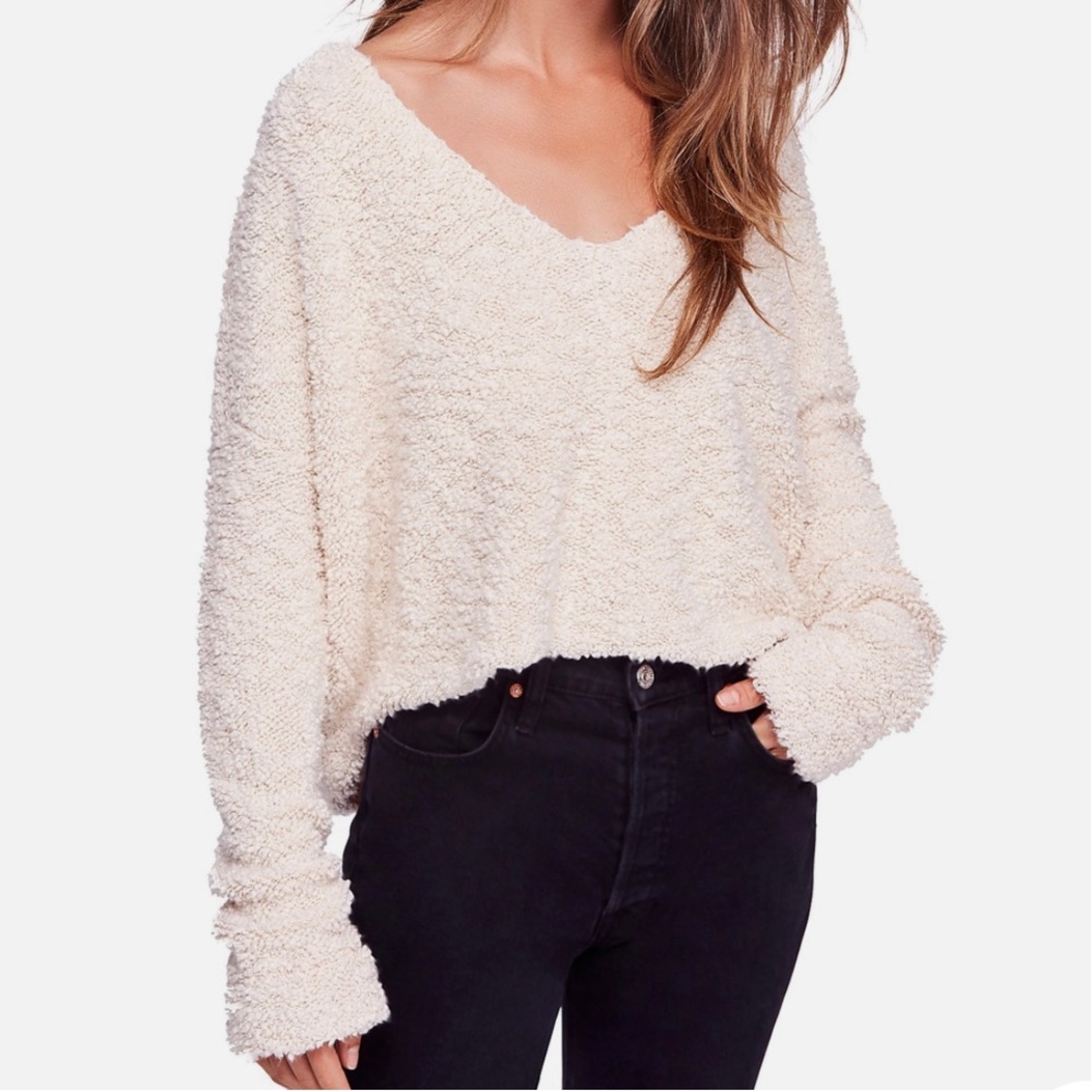 Free People Women’s Popcorn Pullover Sweater